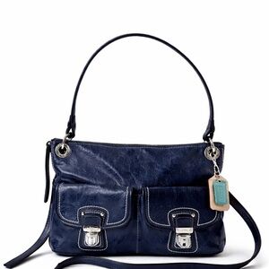 Coach Poppy Spectator Hippie Bag-EUC
